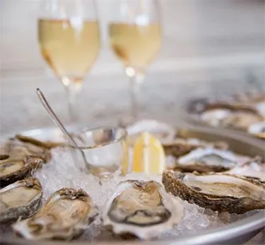 Oysters and champagne